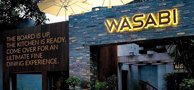 Fine dining at Wasabi Restaurant DHA - Japanese, Sushi, Teppanyaki, Pan-asian, Sea Food located in 258 Y Block Commercial, Street No. 10, Sector Y DHA Phase 3, Lahore
